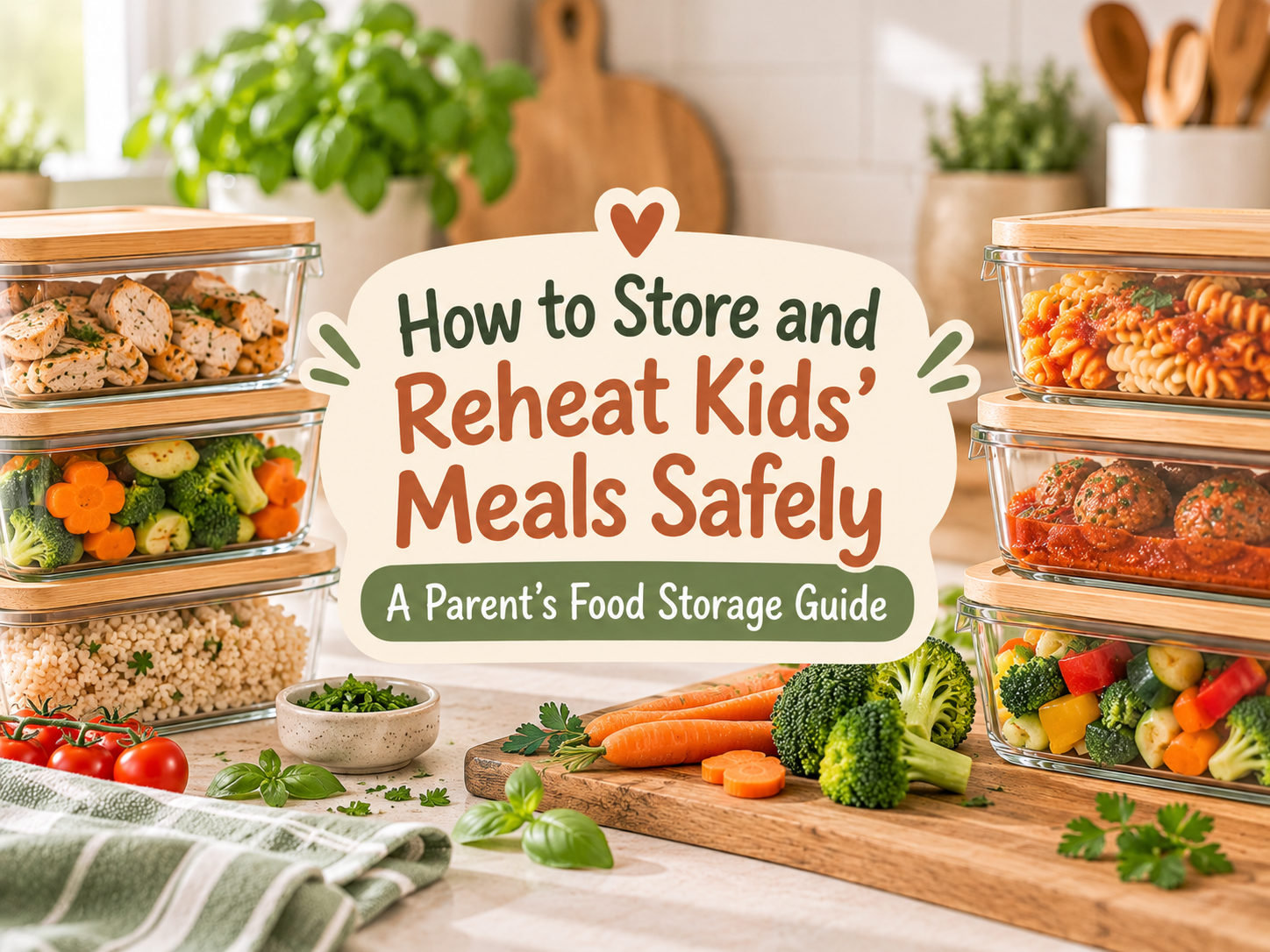 How to Store and Reheat Kids’ Meals Safely: A Parent’s Food Storage Guide